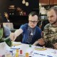 У Луцьку діти з синдромом Дауна та їх батьки організовують заняття арттерапії для військових
