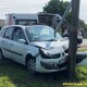 Біля Луцька автівка влетіла в стовп. Постраждали двоє дітей