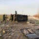 На Волині грузовий бус злетів у кювет. ФОТО