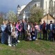 В Олиці переселенці висадили з троянд Алею перемоги