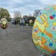 У парку Володимира-Волинського встановили гігантські писанки. Фото