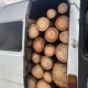 На Волині затримали вантажівку з краденими колодами