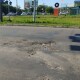 У Луцьку дорога, яку ремонтували навесні, знову вкрилася ямами