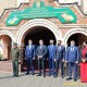 Разумков відвідав військовий ліцей у Луцьку. Там йому подарували форму