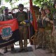 Під свист ворожих снарядів: командиру волинської бригади вручили іменний мотиваційний прапор
