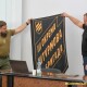 Луцька громада отримала бойовий прапор від Третьої штурмової бригади. ФОТО