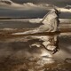 «Жінка з Венери». Фотосесія на березі обмілілого Світязя