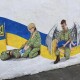 У Нововолинську намалювали стінопис на згадку про Захисників