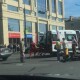 У центрі Луцька водій таксі зіткнувся з мотоциклістом