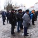 В центрі міста зібралися лучани на акцію за імпічмент Порошенка