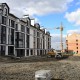 У третьому будинку  ЖК «Юпітер» мурують мансардний поверх. ФОТОЗВІТ