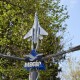 У Центральному парку Луцька поставили ліхтар з літаком
