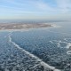Вкритий кригою Світязь з висоти пташиного польоту. ФОТО