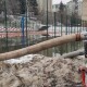 У Луцьку затопило новий спортивний майданчик. Рятувальники відкачують воду