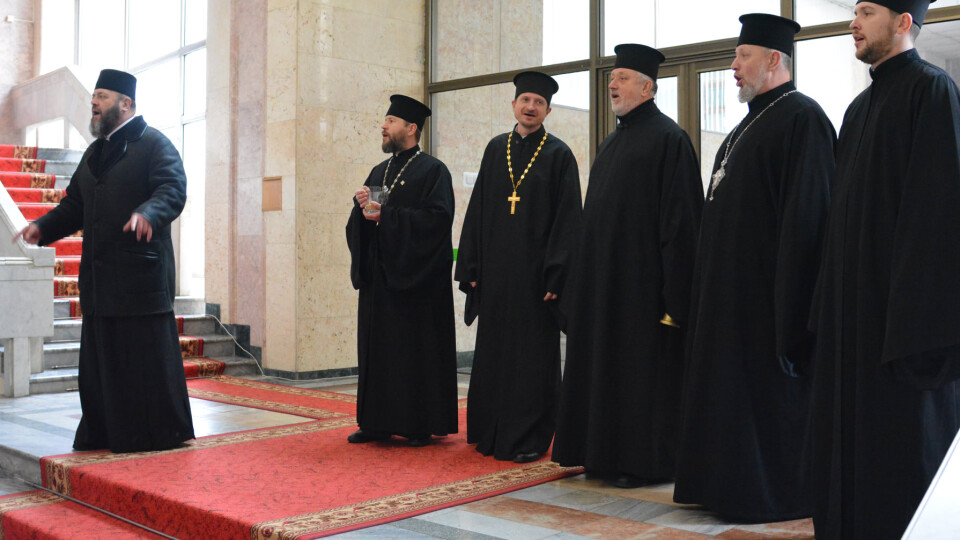Митрополит Михаїл колядував у Волинській ОДА