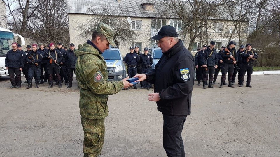 Двоє волинських правоохоронців, які були в АТО,  отримали нагороди Верховної Ради України. ФОТО