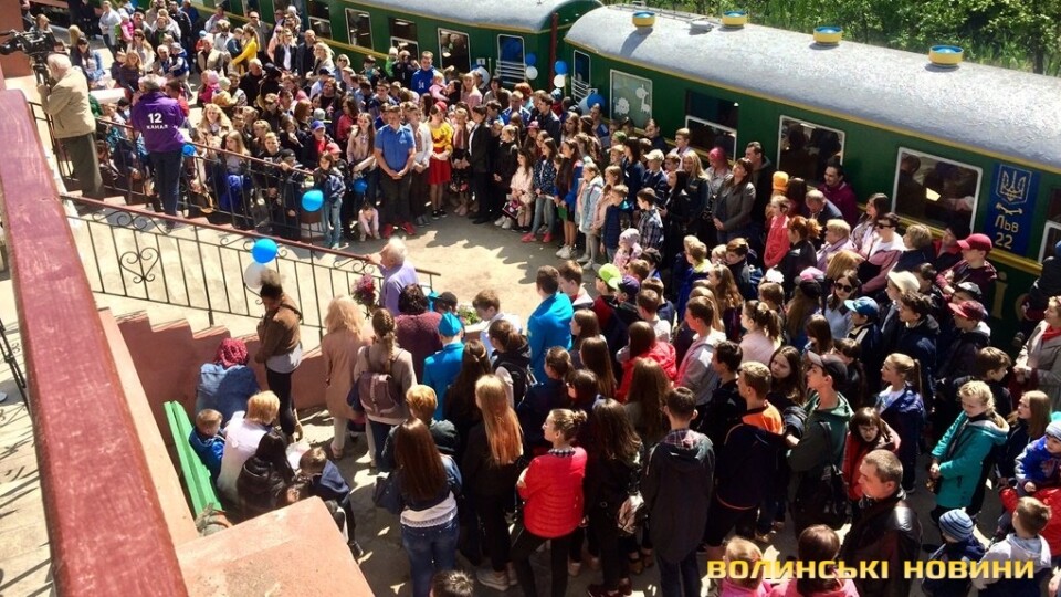 У Луцьку відкрилася дитяча залізниця