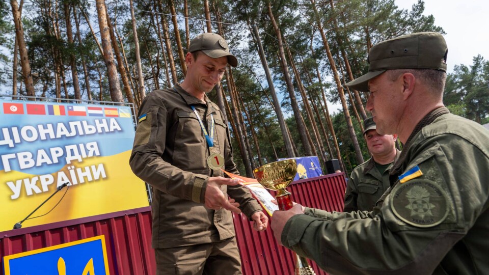 Волинський нацгвардієць став кращим стрільцем з автомата