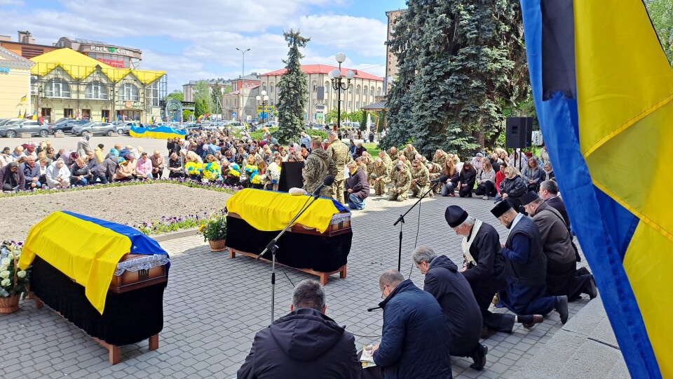 Ковель попрощався із двома загиблими Героями. ФОТО