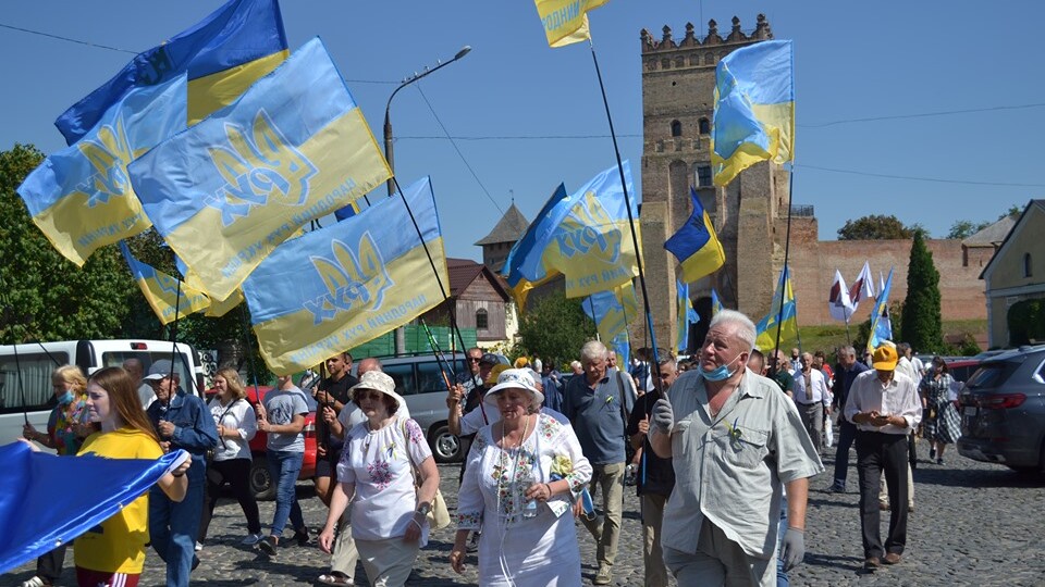 Народний рух провів з'їзд партії у стінах Луцького замку