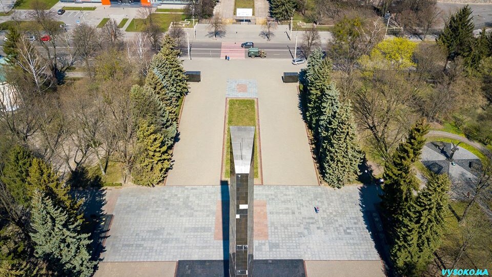 Луцький меморіал показали з висоти