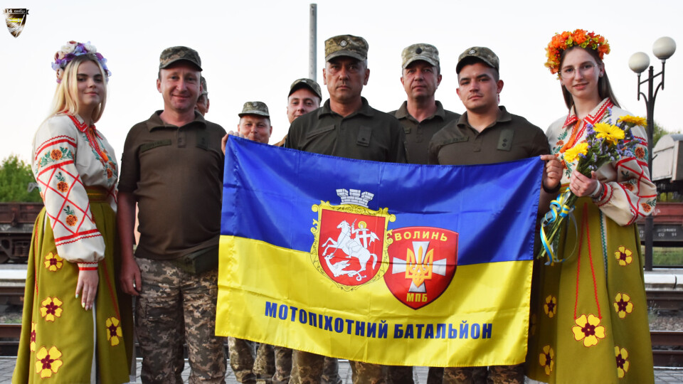 Як у Володимирі-Волинському зустрічали військових з передової