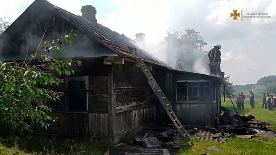 У Луцькому районі у пожежі загинув чоловік
