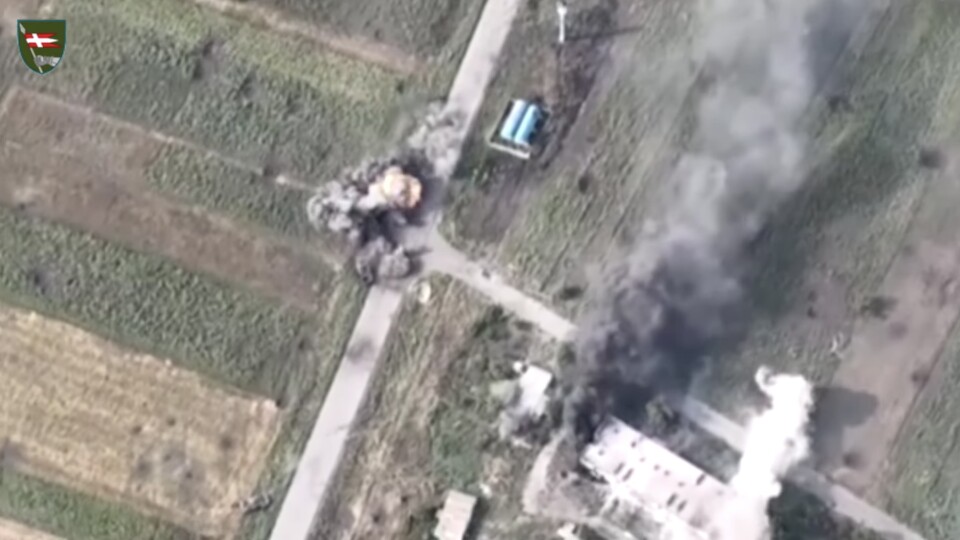 Волинська бригада показала нове відео знищення ворожої техніки