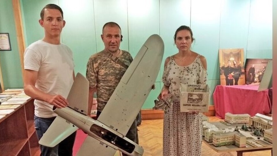 Передали збитий безпілотник та уламки ворожої ракети. Музей на Волині поповнився новими експонатами