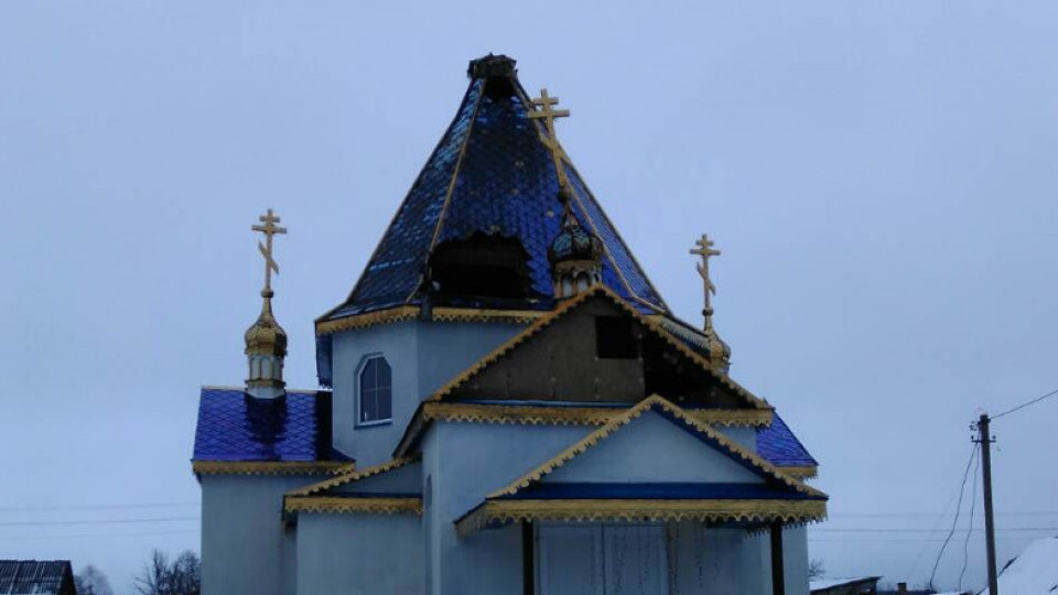 У волинському селі горіла церква