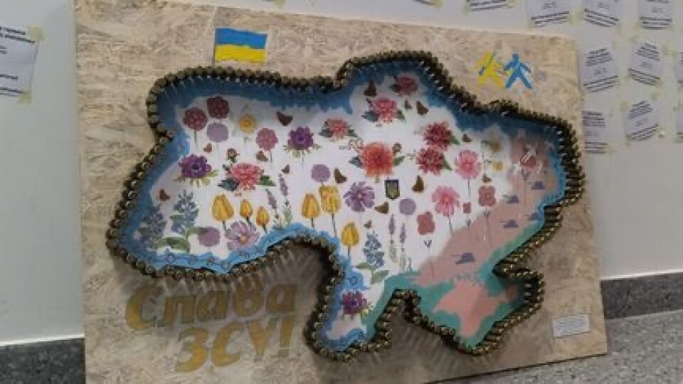 У Луцьку відкрили виставку розмальованих уламків зброї та амуніції. ФОТО