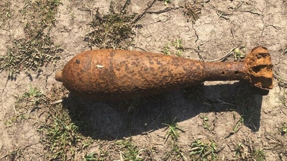 У Луцьку на вулиці знайшли залишки міни