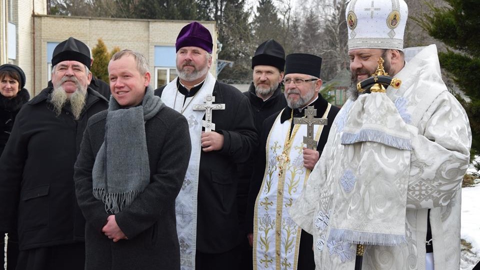 Михаїл освятив воду на «Луцькводоканалі». ФОТО