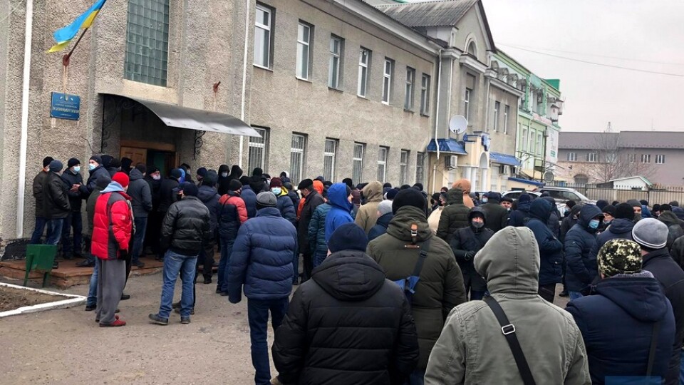 На Волині протестують шахтарі, бо їм не платять зарплату