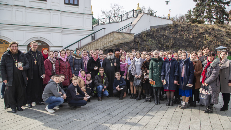 Паломники з Волині відвідали Києво-Печерську Лавру та зустрілися з її настоятелем. ФОТО