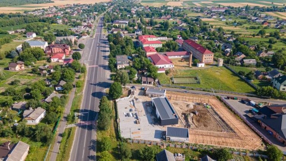 Як будується новий ринок у Княгининку. ВІДЕОЗВІТ