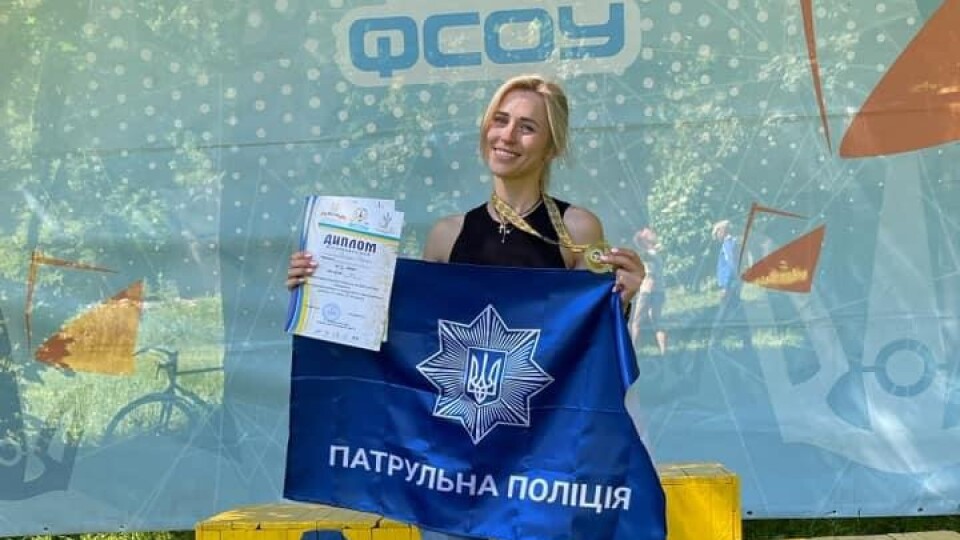 Патрульна з Волині виборола призове місце на чемпіонаті зі спортивного орієнтування