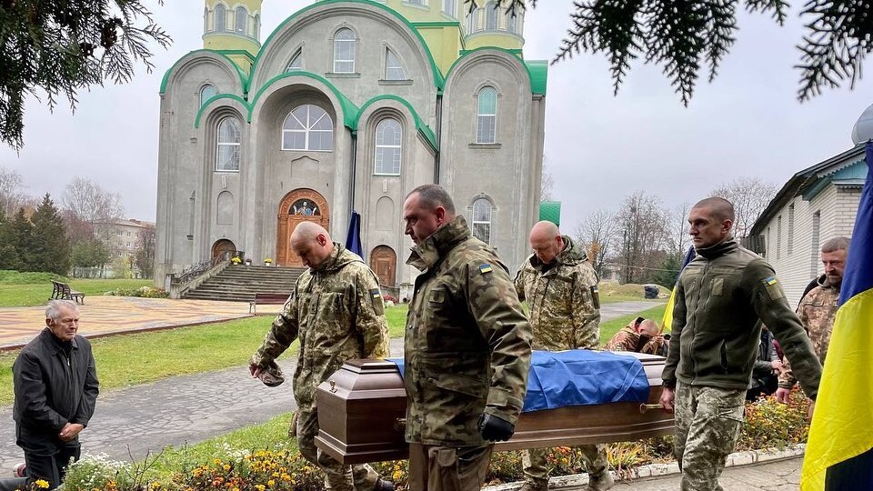 У Нововолинську поховали полеглого Героя Олексія Лєпіна. ФОТО