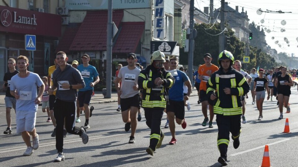 Під час марафону «Шаную Воїнів, біжу за Героїв України» волиняни зібрали понад 10 тисяч гривень