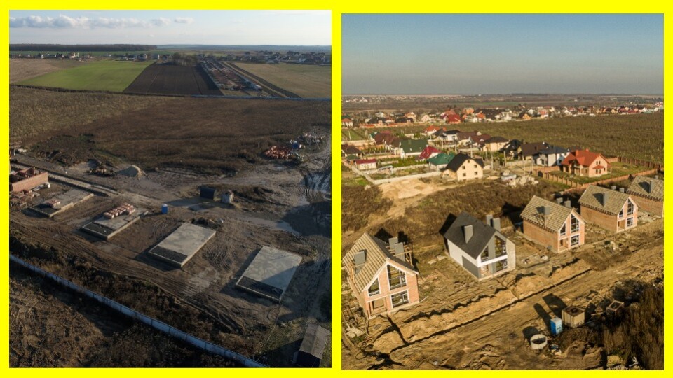 Від фундаменту до даху - рік. Як змінився ЖК «Струмочок» у 2020 році. ВІДЕО