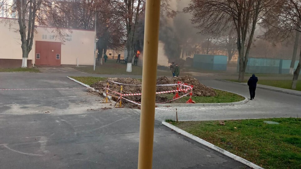 У Луцьку на території обласної дитячої лікарні виникла пожежа