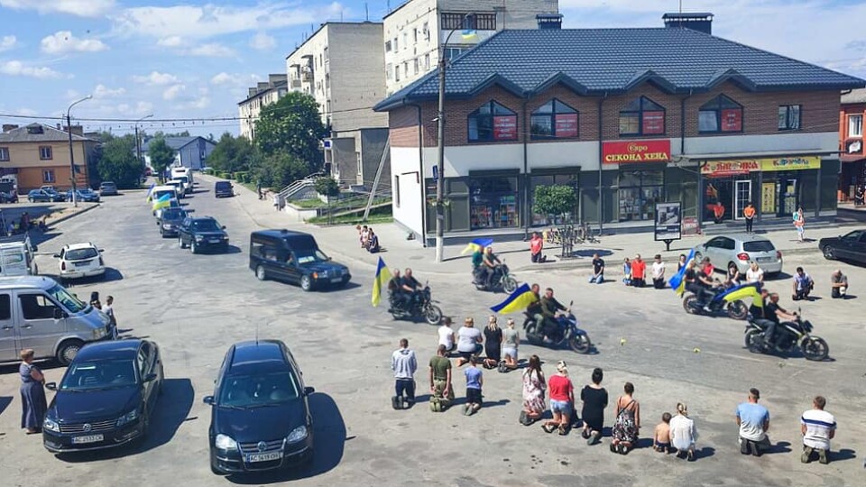 На Камінь-Каширщині зустріли полеглого Героя Ярослава Краглика
