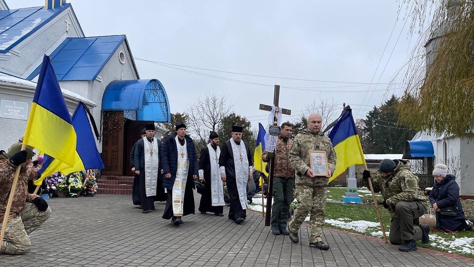 На Волині провели в останню путь Героя Володимира Губерука. ФОТО