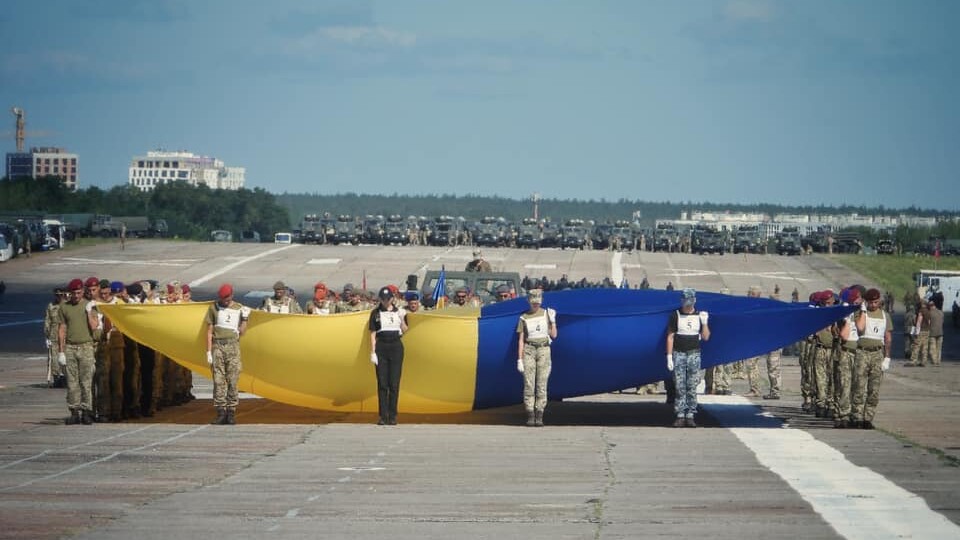 У Києві провели репетицію параду до 30-ї річниці Незалежності України. Відео