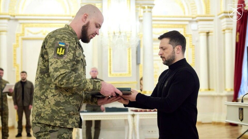 Вперше в історії ЗСУ воїн отримав  Срібну дубову гілку