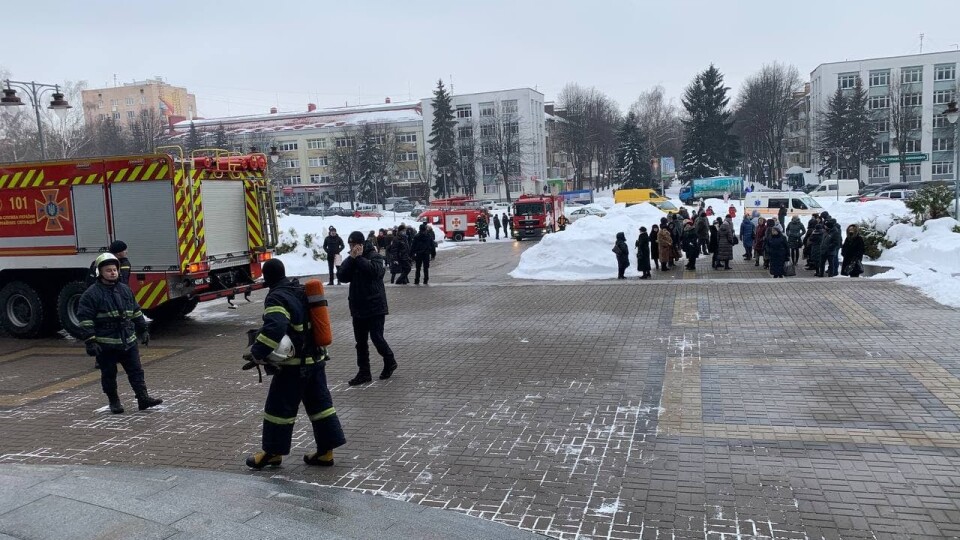 У Рівному горіла будівля ОДА
