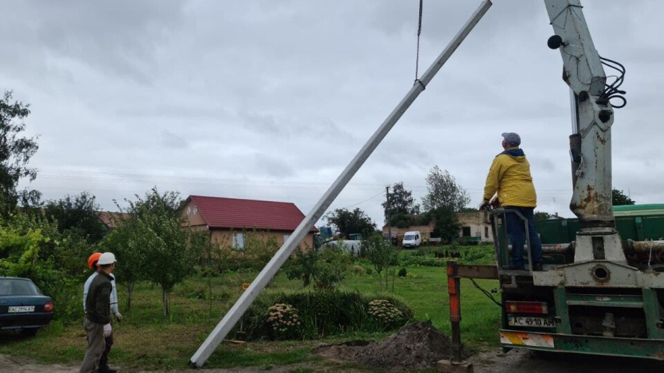 У двох селах Підгайцівської громади облаштовують LED-освітлення