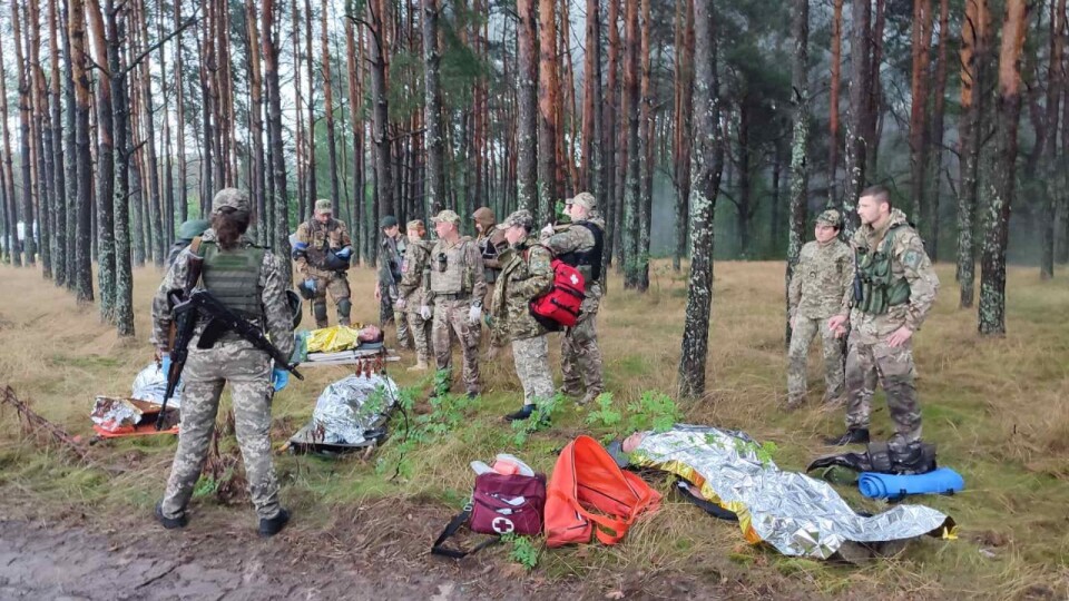 Волинські прикордонники з тероборонівцями  вчилися допомагати пораненим