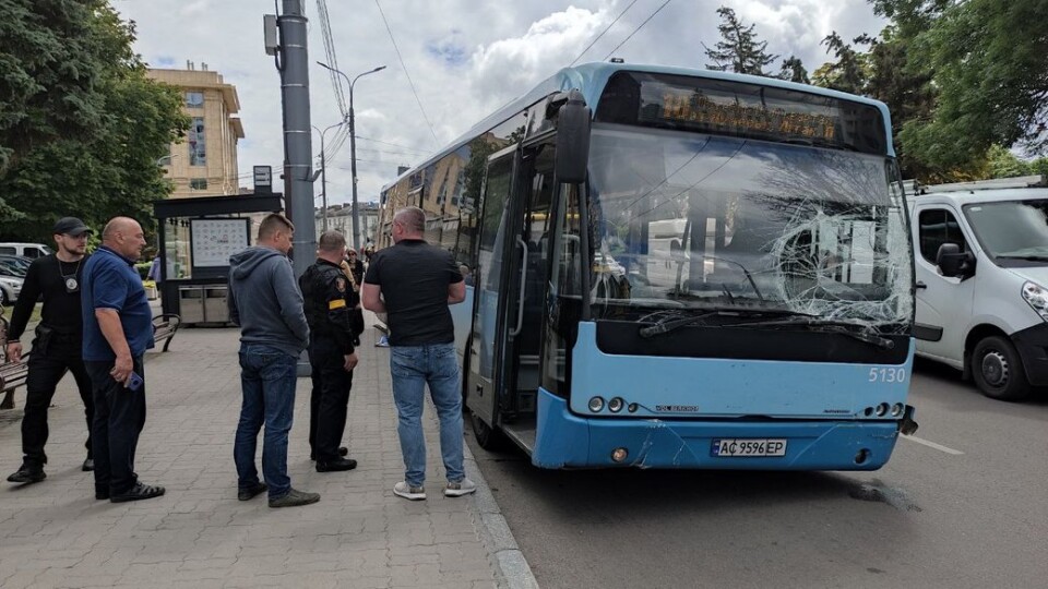 У Луцьку зіткнулися дві маршрутки. ФОТО