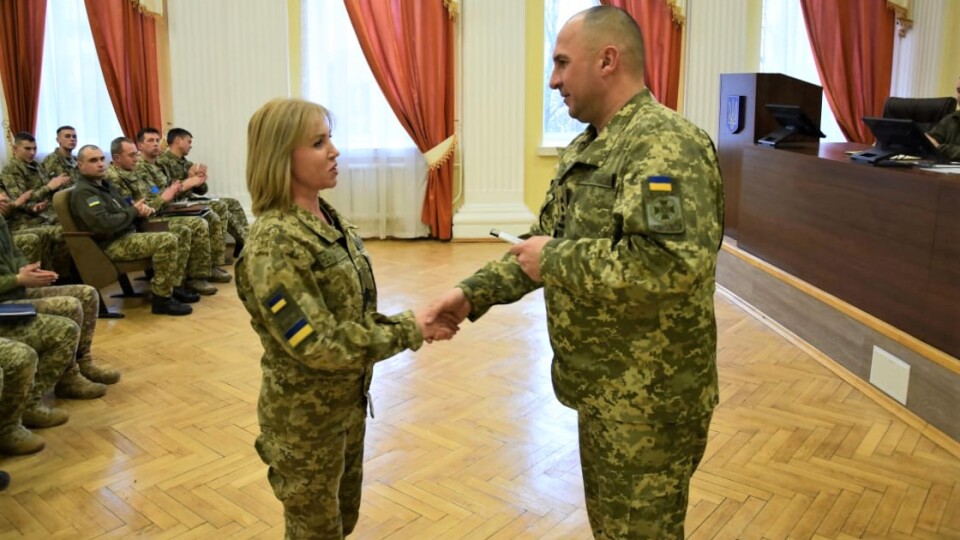 Луцькій прикордонниці, яка була в полоні росіян, присвоїли офіцерське звання. ФОТО
